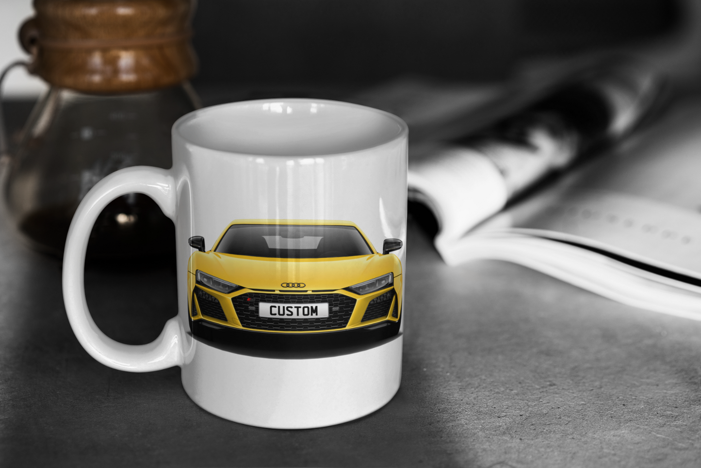 Personalised Audi R8 Coupe V10 Performance RWD Edition Mug