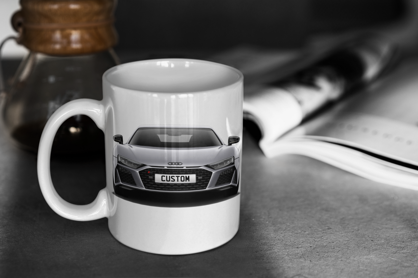 Personalised Audi R8 Coupe V10 Performance RWD Edition Mug