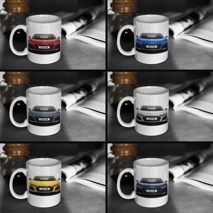 Personalised Audi R8 Coupe V10 Performance Quattro Mug