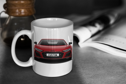 Personalised Audi R8 Coupe V10 Performance Quattro Edition Mug