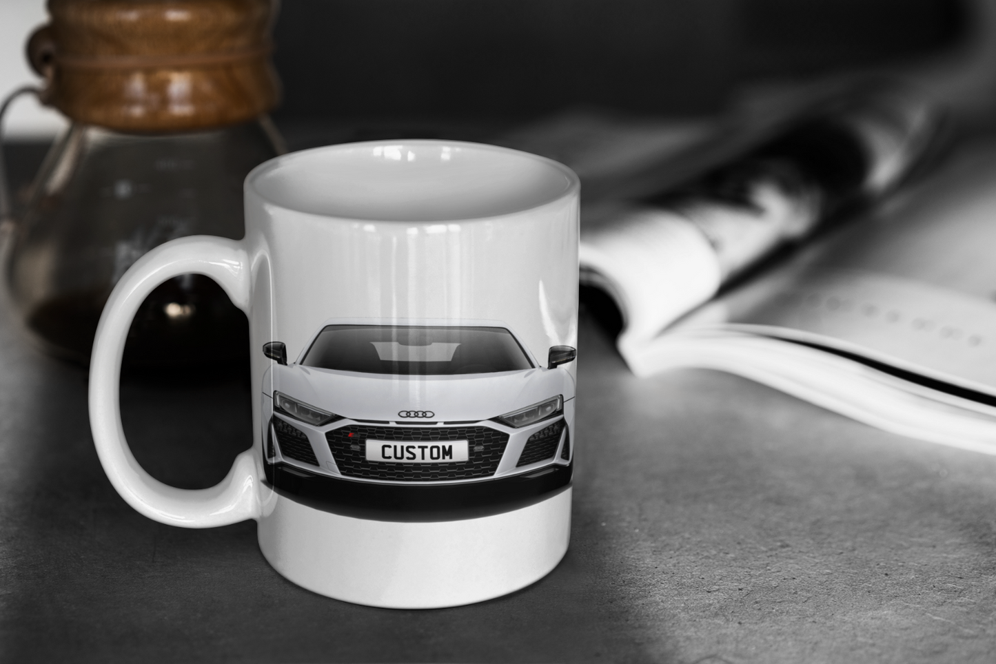 Personalised Audi R8 Coupe V10 Performance Quattro Edition Mug