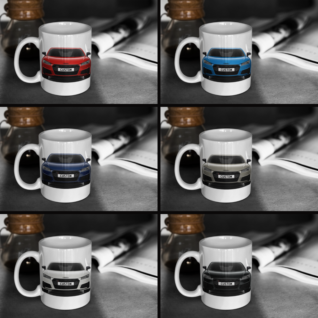 Personalised Audi TTS Coupe Black Edition Mug