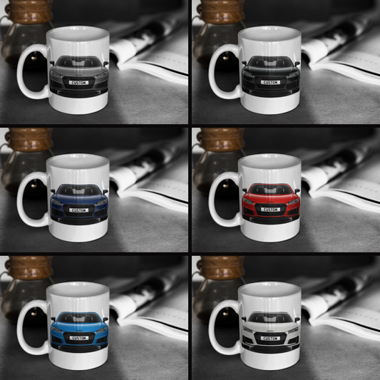 Personalised Audi TTS Roadster Black Edition Mug