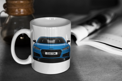 Personalised Audi TTS Roadster Black Edition Mug