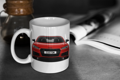 Personalised Audi TTS Roadster Black Edition Mug