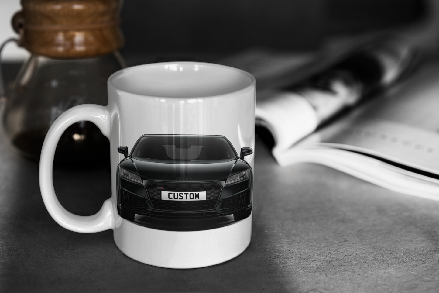 Personalised Audi TTS Coupe Black Edition Mug