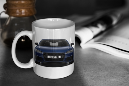 Personalised Audi TTS Roadster Black Edition Mug