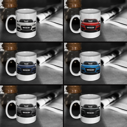 Personalised Audi TT Roadster Black Edition Mug