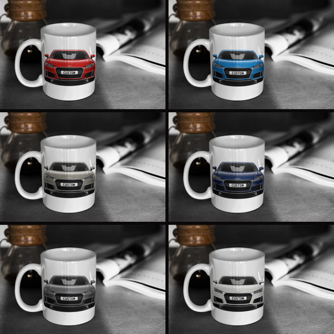 Personalised Audi TT Coupe S Line Mug