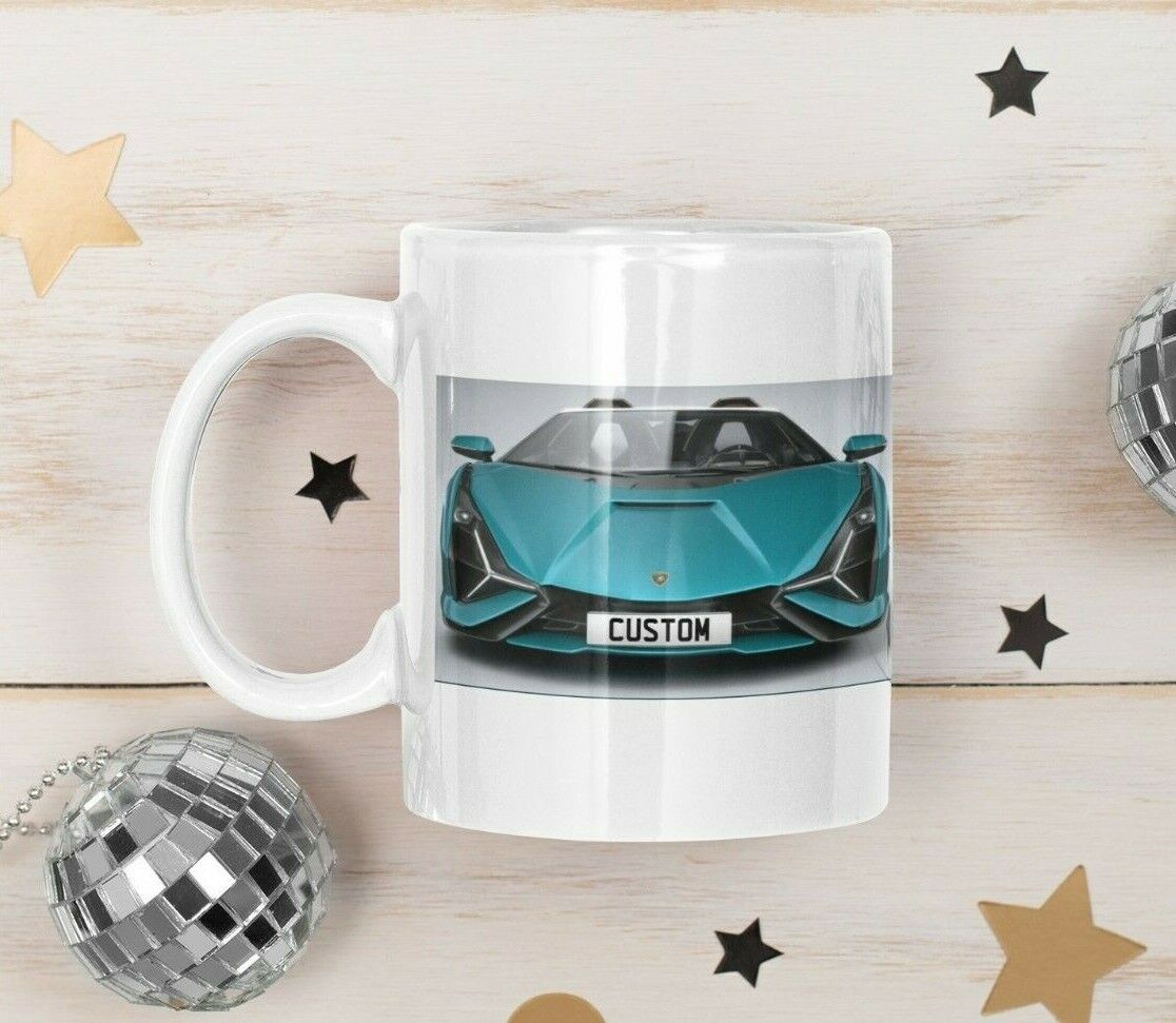 Personalised Lamborghini Sian Roadster Mug