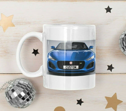 Personalised Jaguar F-Type R Mug