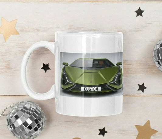 Personalised Lamborghini Sian Mug