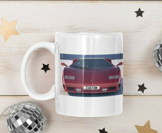 Personalised Lamborghini Countach LP500 Bonneville Mug