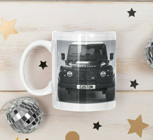 Personalised Land Rover Defender Works V8 Mug