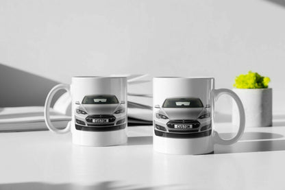 Personalised Tesla Model S Mug