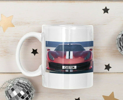 Personalised Ferrari 488 Pista Mug