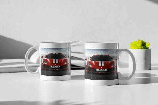 Personalised Ferrari 488 Pista Mug