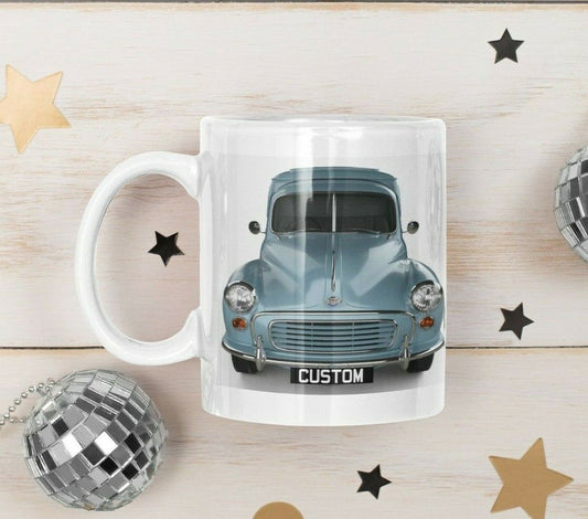 Personalised Morris Minor Van Mug