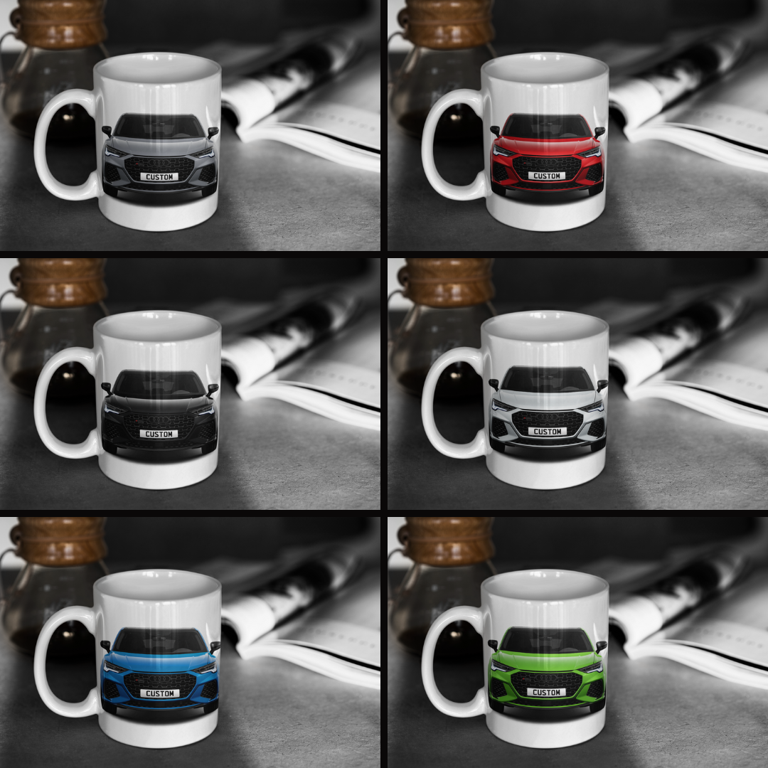 Personalised Audi RS Q3 Sportback Vorsprung Mug