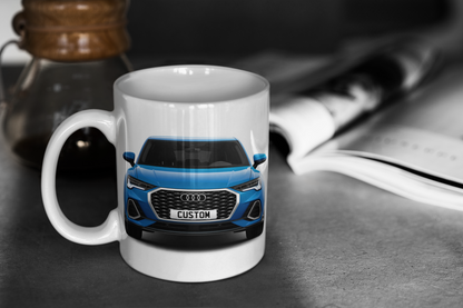 Personalised Audi Q3 Sportback TFSI e S Line Mug