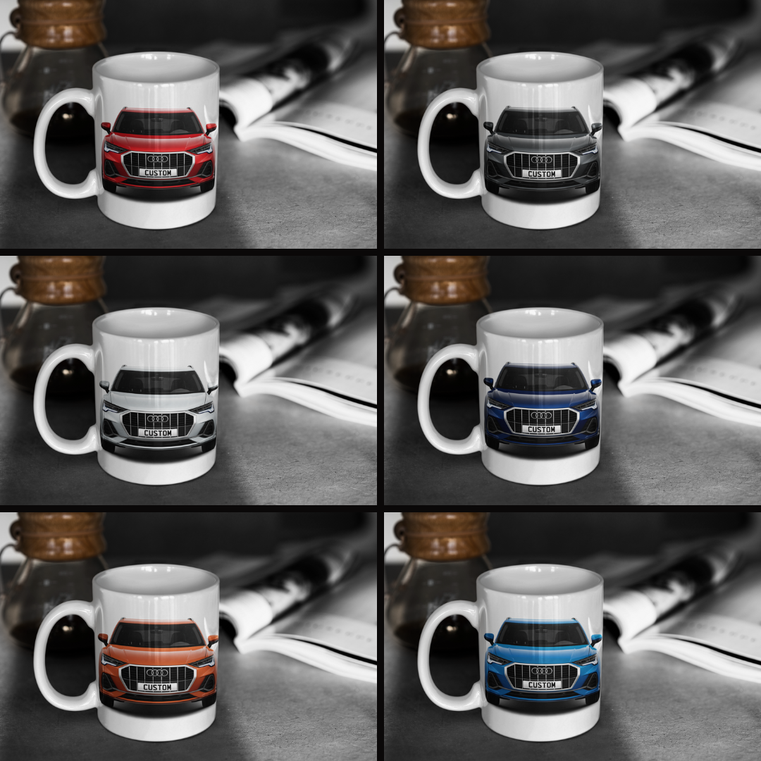 Personalised Audi Q3 TFSI e S Line Mug