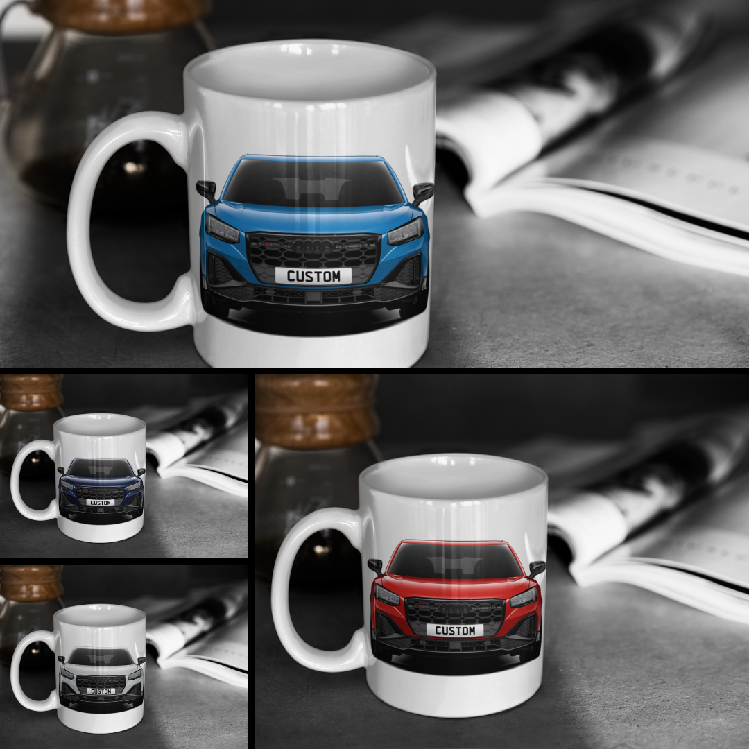 Personalised Audi SQ2 Black Edition Mug