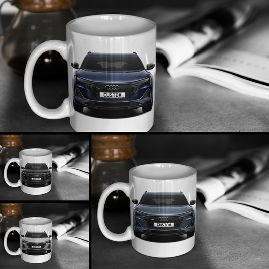 Personalised Audi e-tron Sportback Black Edition Mug