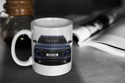 Personalised Audi e-tron Sportback Black Edition Mug