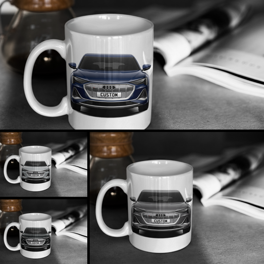 Personalised Audi e-tron S Line Mug