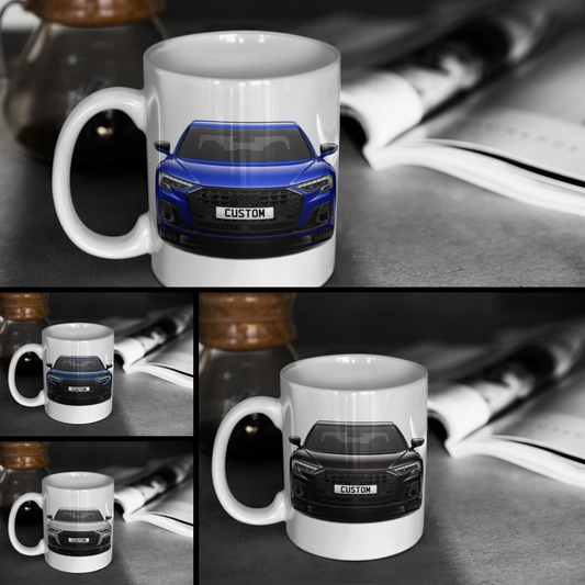 Personalised Audi S8 Black Edition Mug