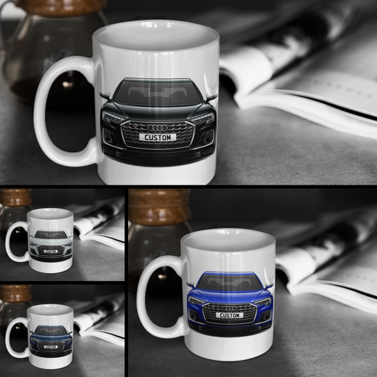 Personalised Audi S8 Mug