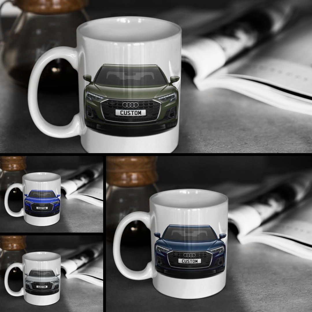 Personalised Audi A8 TFSI e S Line Mug