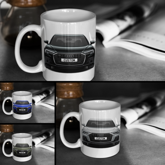 Personalised Audi A8 L TFSI e S Line Mug