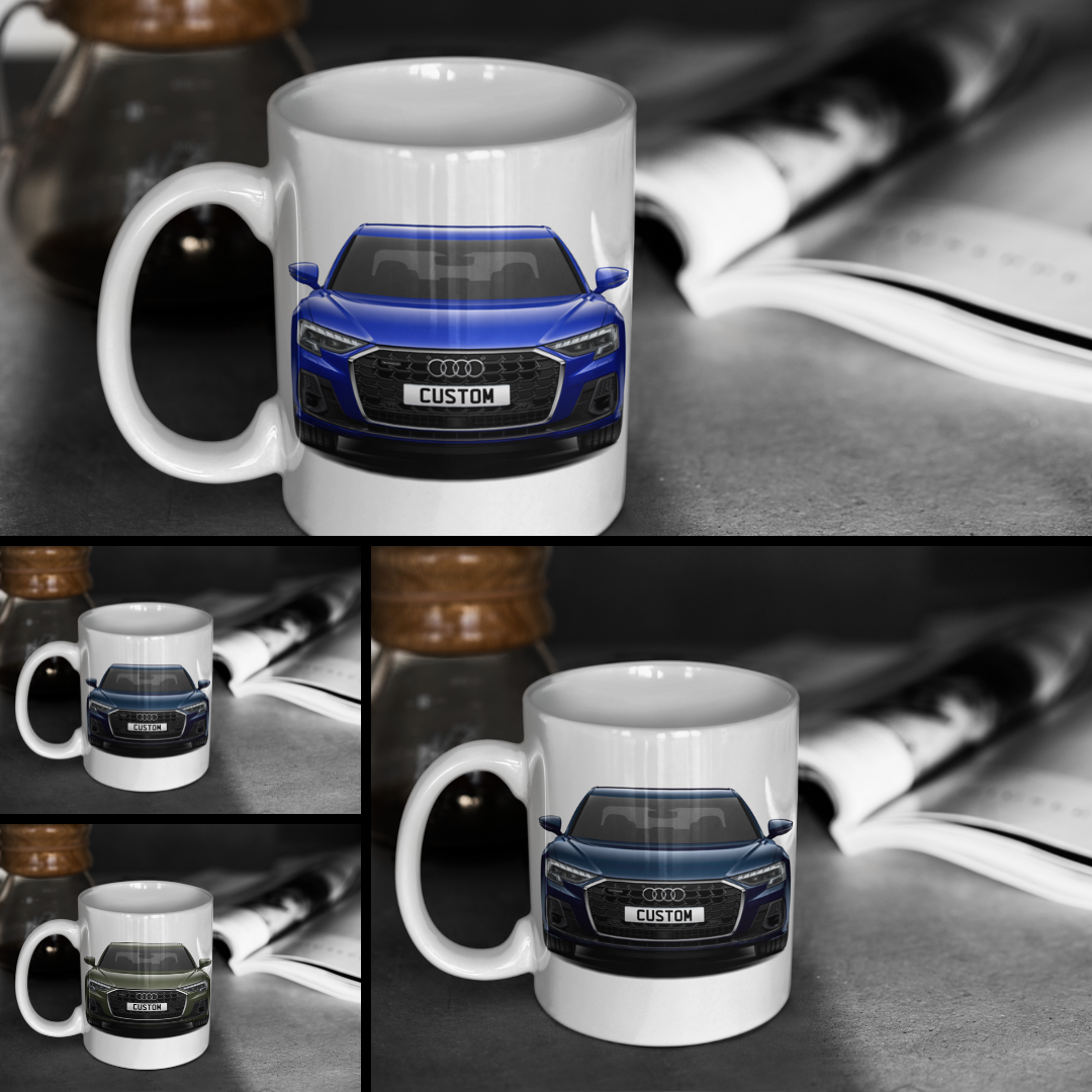 Personalised Audi A8 L S Line Mug