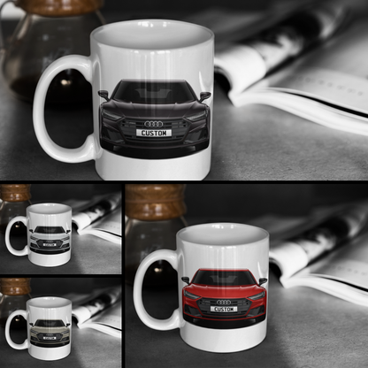 Personalised Audi A7 Sportback TFSI e Black Edition Mug