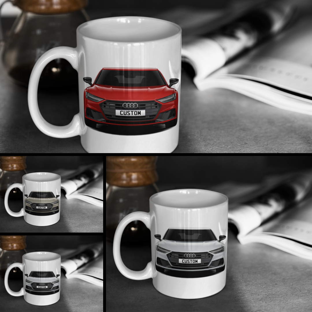 Personalised Audi A7 Sportback Black Edition Mug