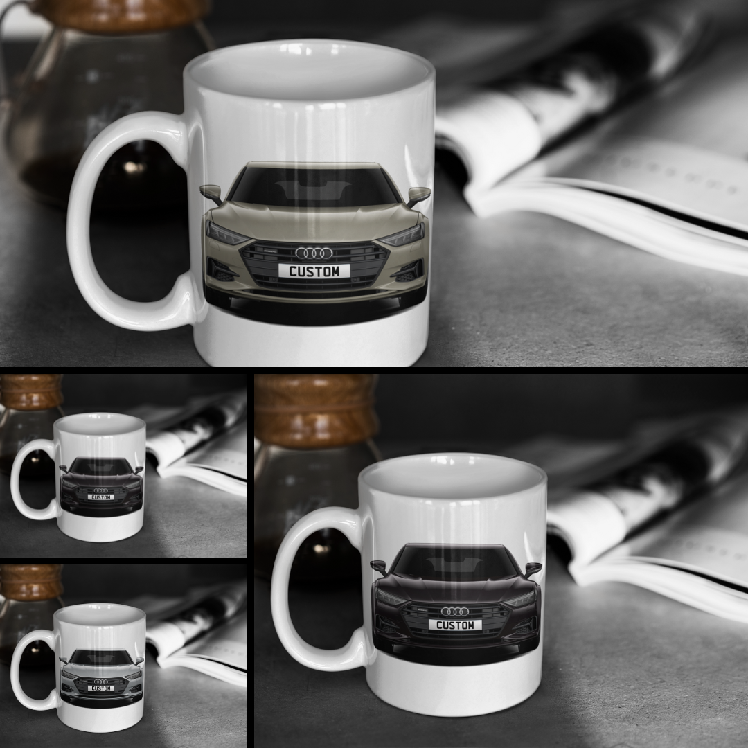 Personalised Audi A7 Sportback Sport Edition Mug