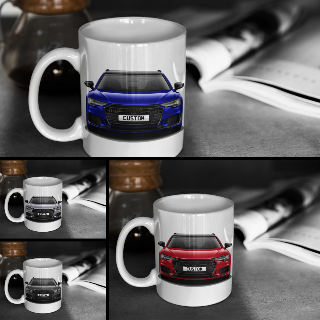 Personalised Audi S6 Avant Vorsprung TDI Mug