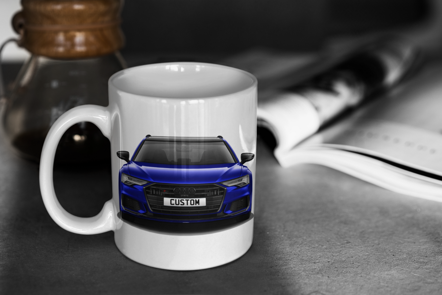 Personalised Audi S6 Avant Vorsprung TDI Mug