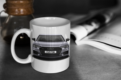 Personalised Audi A6 Saloon Black Edition 50 TFSI e Mug