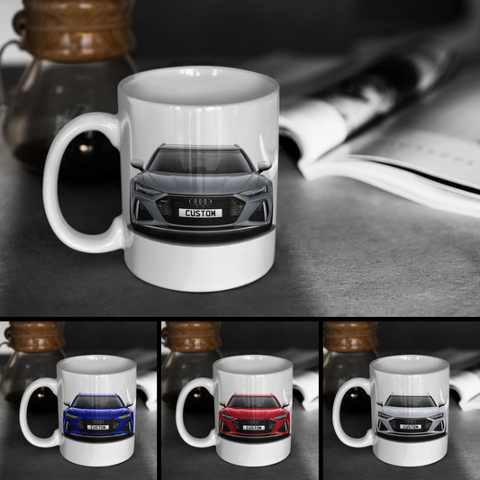 Personalised Audi RS6 Avant Mug