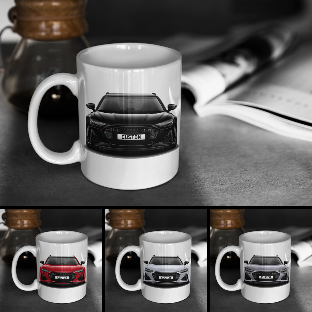 Personalised Audi RS6 Avant Vorsprung Mug