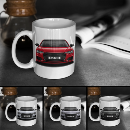 Personalised Audi A6 Saloon Vorsprung 50 TFSI e Mug