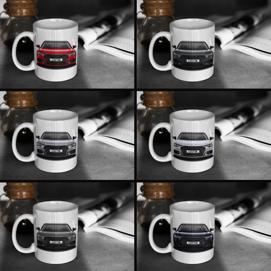 Personalised Audi A6 Saloon Vorsprung 40 TFSI Mug