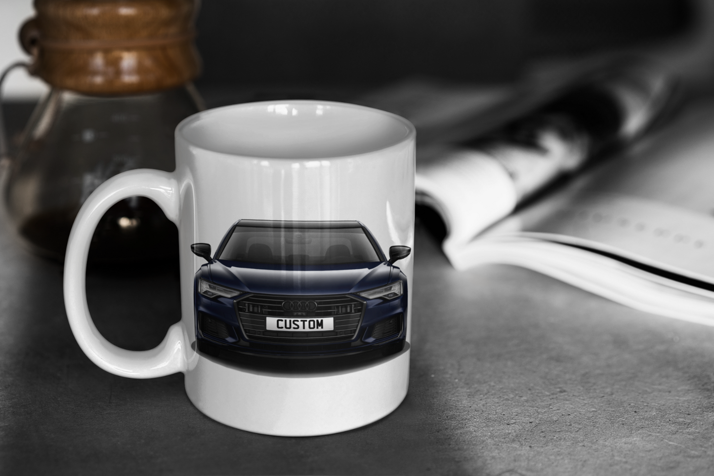 Personalised Audi A6 Saloon Vorsprung 40 TFSI Mug