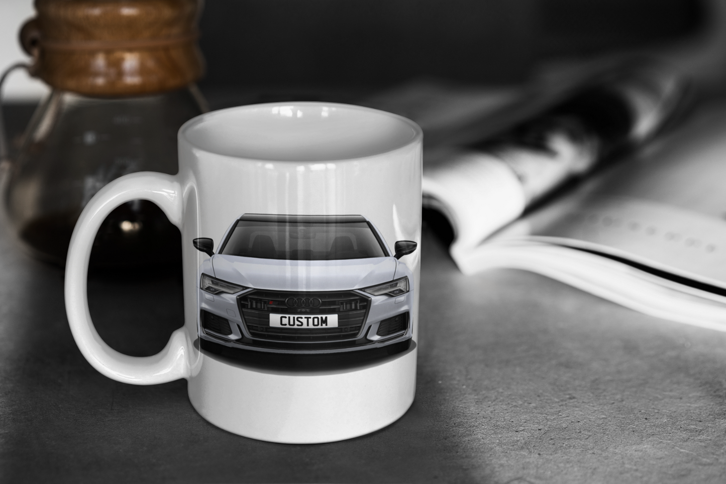 Personalised Audi S6 Saloon Vorsprung TDI Mug