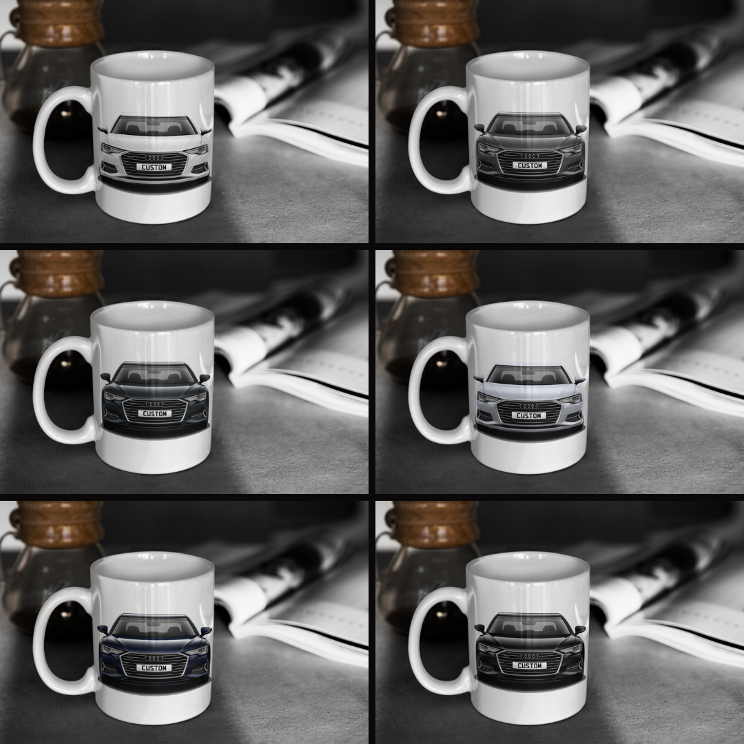 Personalised Audi A6 Saloon Sport 40 TDI Mug