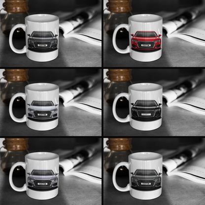 Personalised Audi A6 Saloon S Line 40 TDI Mug