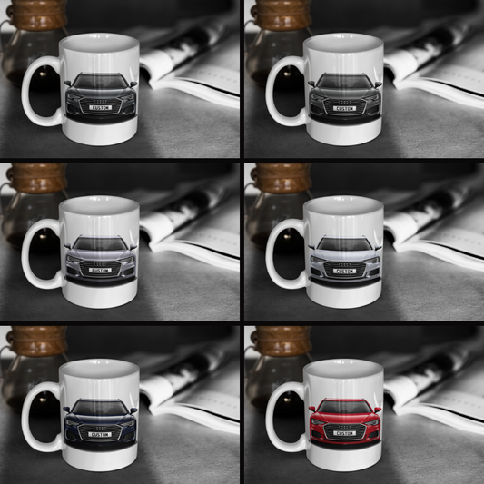 Personalised Audi A6 Avant S Line 50 TFSI e Mug