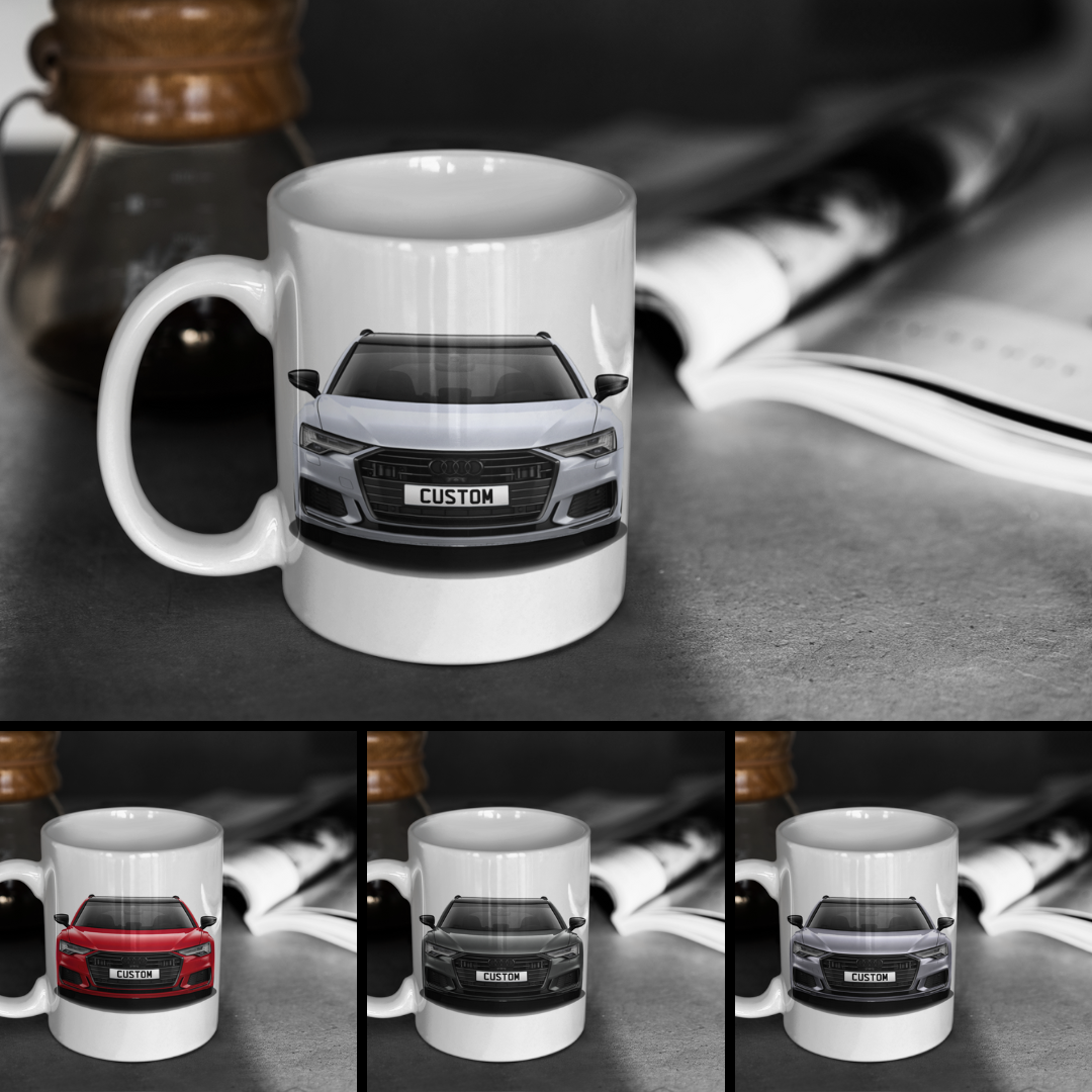 Personalised Audi A6 Avant Vorsprung 40 TFSI Mug